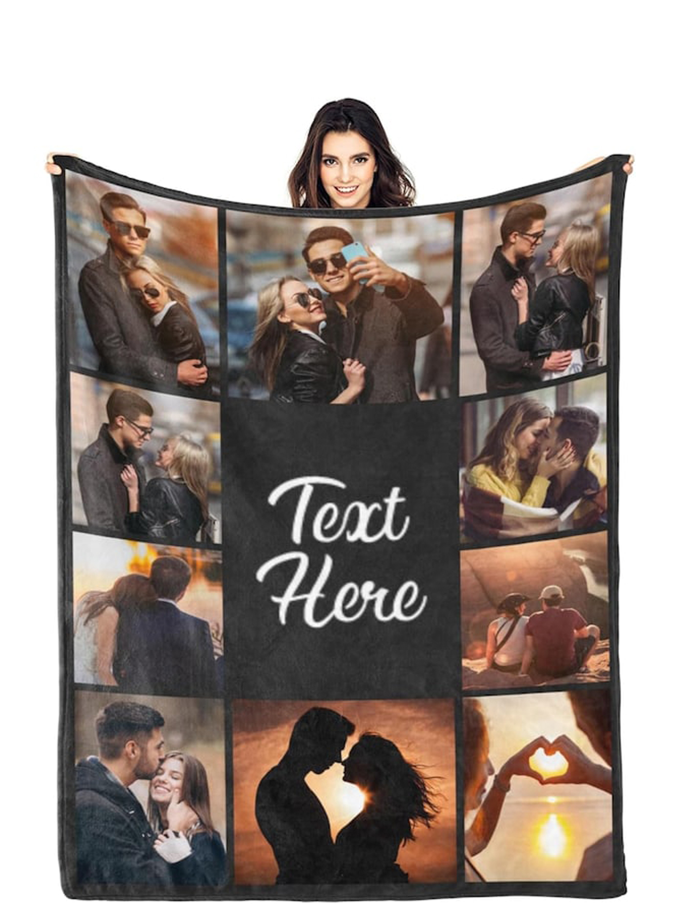 Personalized Name Photo Blanket—A Custom Gift for Baby Girls, Moms, and Dads